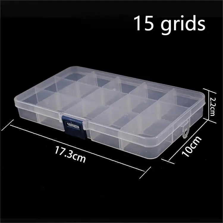 Mini Plastic Rectangular Storage Box Translucent Packing Box Dustproof Durable Strong Jewelry Case Container Home Storage