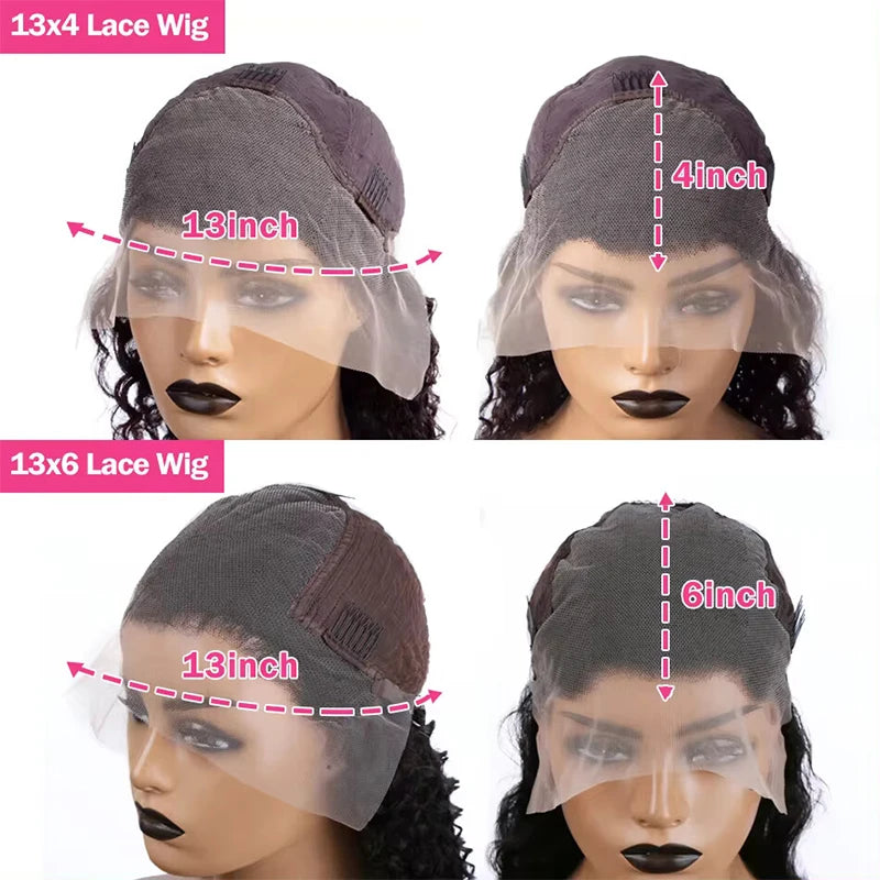 30 34 Inches Body Wave Wig 13x4 13x6 Lace Front Human Hair Wigs 100% Brazilian Remy Human Hair Wigs For Women Natural Color