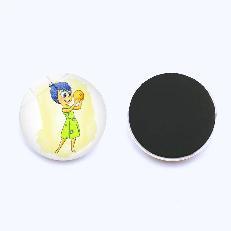 Inside Out 2 Refrigerator Magnets Disney Anime Sadness Anger Fridge Magnet Home Decoration Accessory Kids Toys Gift Hot Sales
