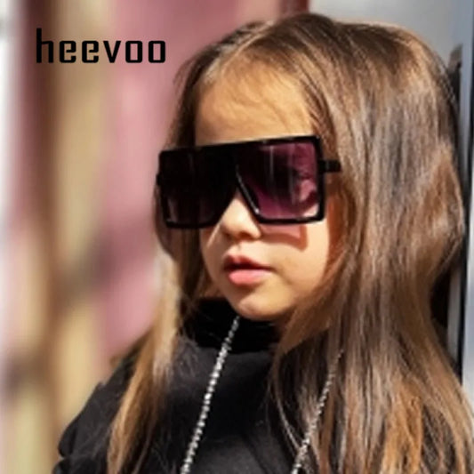 Oversized Square Kids Sunglasses Baby Boys Girls Festival Punk Sun Glasses Fashion Children Eyeglasses Shades UV400 Oculos Sol