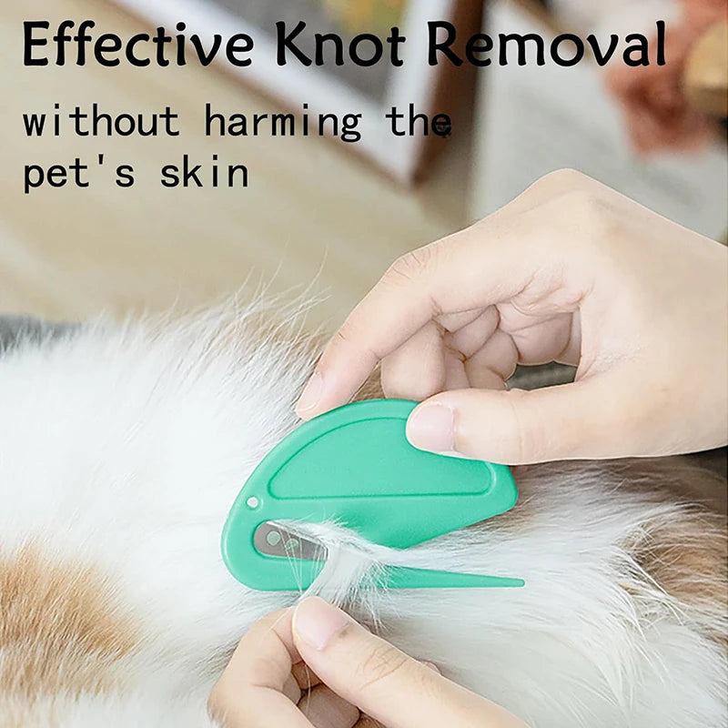 Effective Pet Open Knot Comb New Cat Dog Hair Removal Tool Dog Undercoat Grooming Trimmer Clippers Cat Open Knotting Cutter