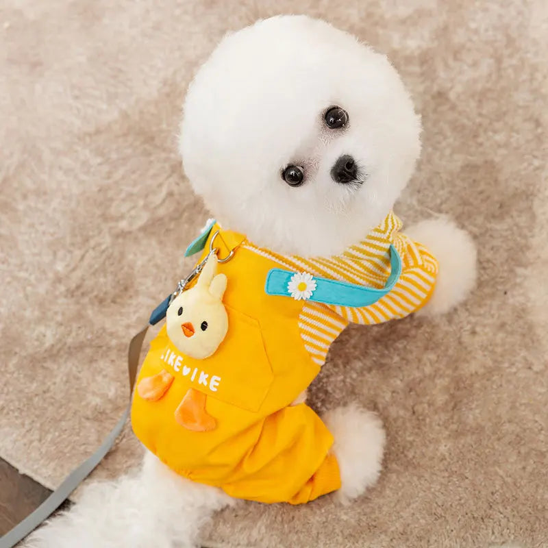 New Luxury Dog Clothes Puppy Costume Striped Dog Jumpsuit Pet Clothes for Dog Dog Sweatshirt Chihuahua French Bulldog Dog Romper