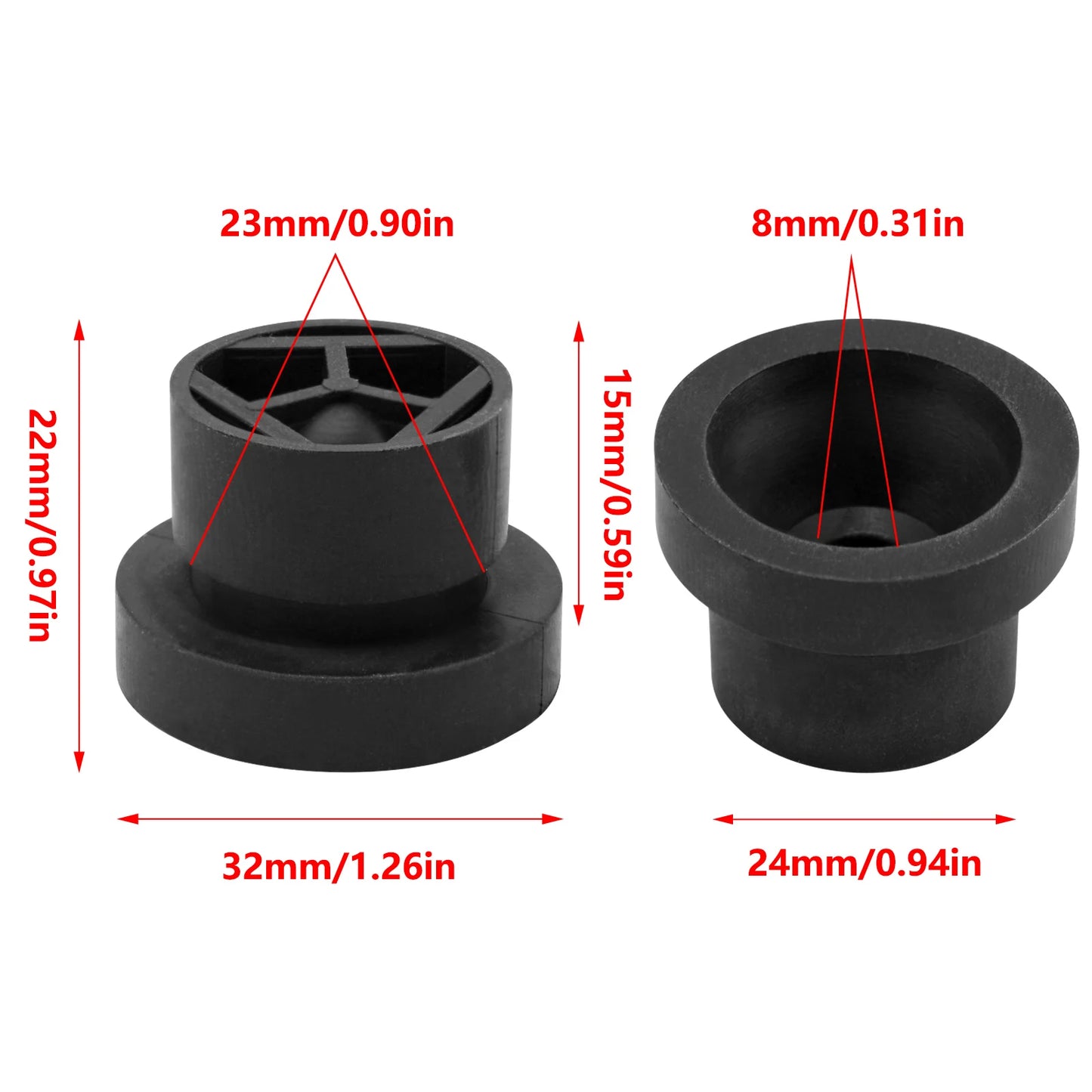 For Peugeot 407 4 Pcs 2.0 Diesel Engine Top Cover Grommet Rubber Buffer Mount Bush Stopper Auto Motor Accessories Engine Parts