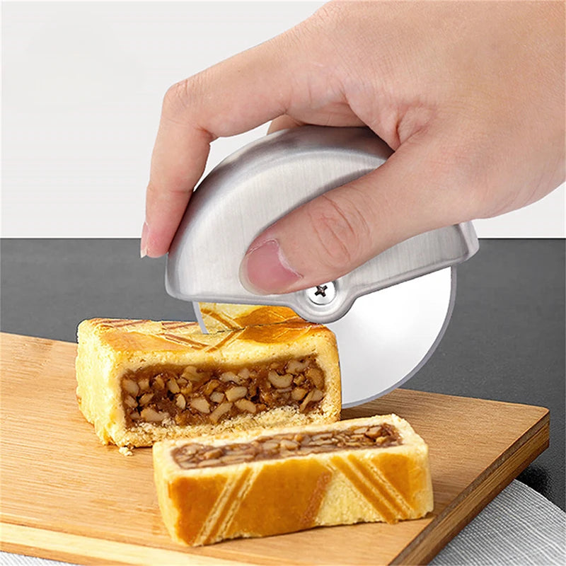 Pizza Cutting Wheel Pizzas Cutter Round Wheel Cutting Blade for Pizza Roulette Rolling Dough Pizza Slicer Cutter Tools