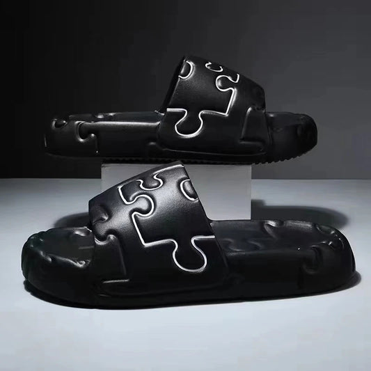 Platform Men Slippers Soft Slippers EVA Women's Slippers Fashion Flip Flops Outdoor Shoes Summer Casual Couple Slippers