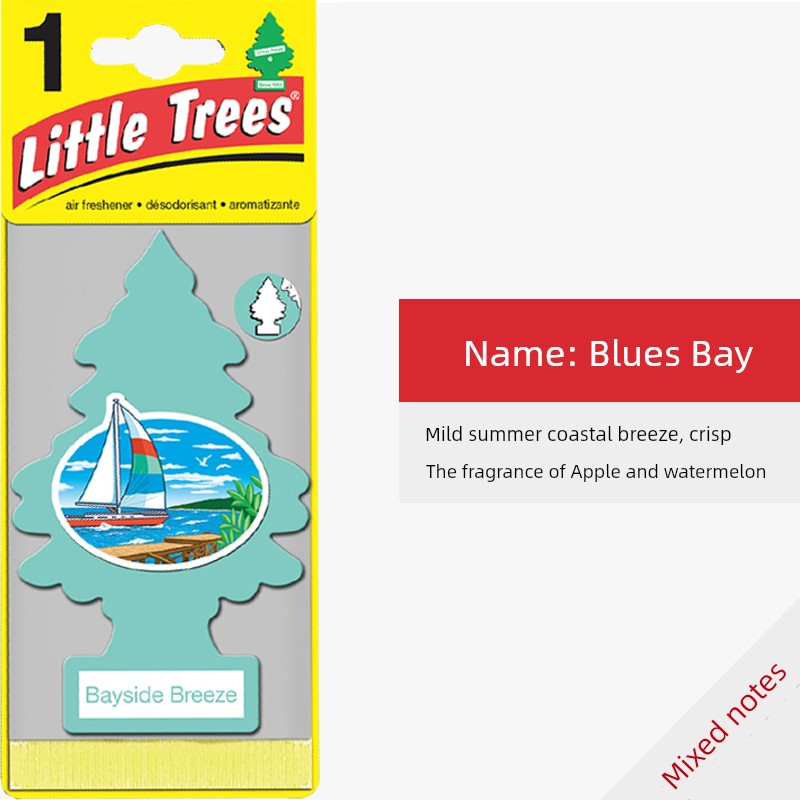 American Small Tree Jasmine Scented Green Tea Car Aromatherapy High-End Car Essential Oil Perfume Pendant Interior Decoration Supplies Car Interior Lasting Suit