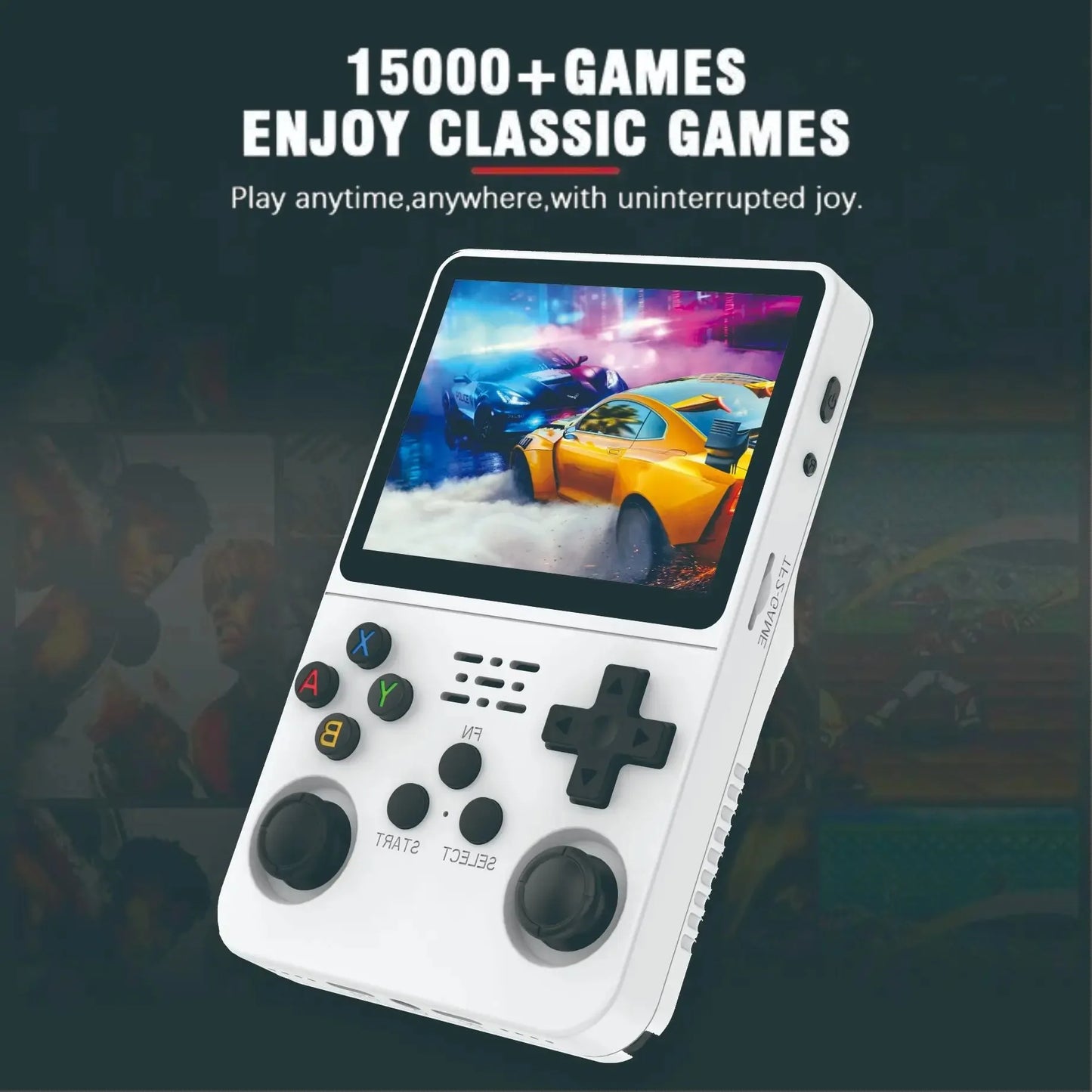 R36S Retro Handheld Video Game Console, Sistema Linux, 3.5 "Tela IPS, Pocket Player portátil, 128GB Jogos, Menino Presente