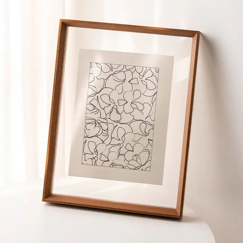 Picture Frames Made of Solid Wood and High Definition Acrylic Display Pictures Photos,Paintings,Posters Wall Mounting Desktop