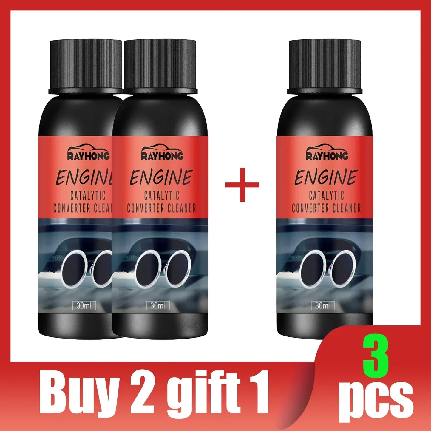 Car Engine Protection Catalytic Converter Cleaner Deep Cleaning Engine Carbon Deposit Reduce Fuel Consumption