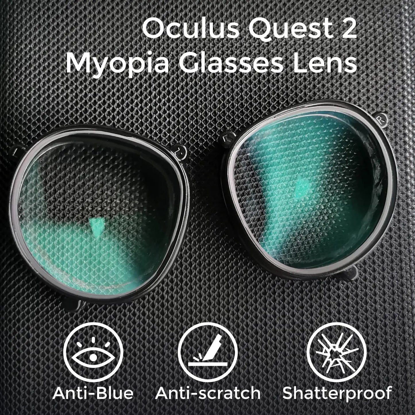 Suitable for customizing VR Meta/Oculus Quest2 myopia lenses, astigmatic magnetic suction prescription glasses accessories