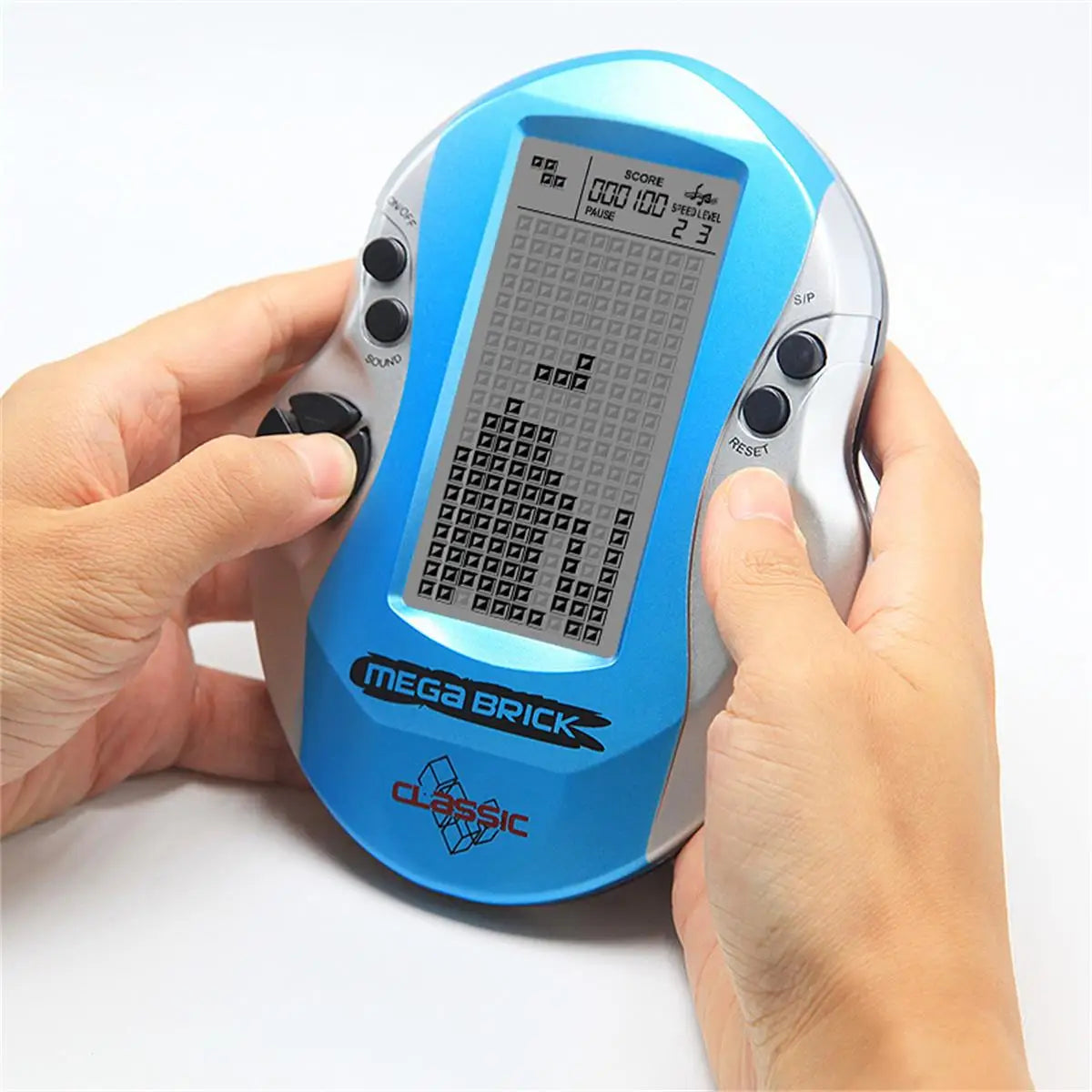 Fashioned Retro Handheld Game Players for Tetris Console Large Screen Children's Nostalgic Pocket Game Machine Kids Puzzle Toys