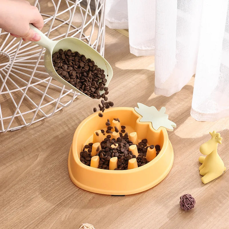 Pet Large Dog Feeding Bowls Eating Feeder Dish Prevent Obesity Pet Dogs Supplies Non-slip Slow Down Food Bowl Non-slip YJ036