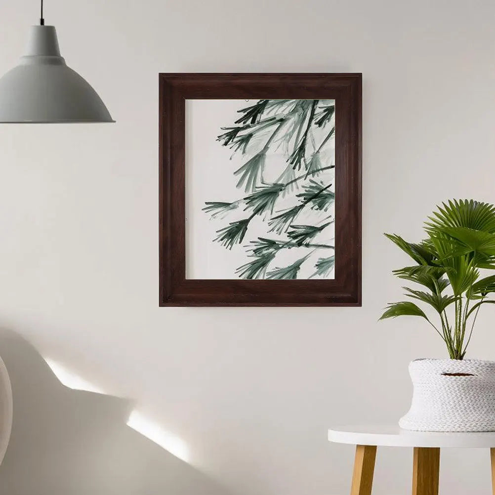 Oil Painting Frame 20x30cm Coffee Brown Canvas Floating Frames Wooden Picture Frames For Photo Picture Home Decoration