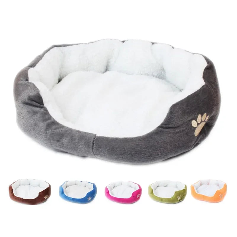 Lamb Wool Dog Kennel  Than Bear Pet Kennel Mat Supplies Love Pet's New Home