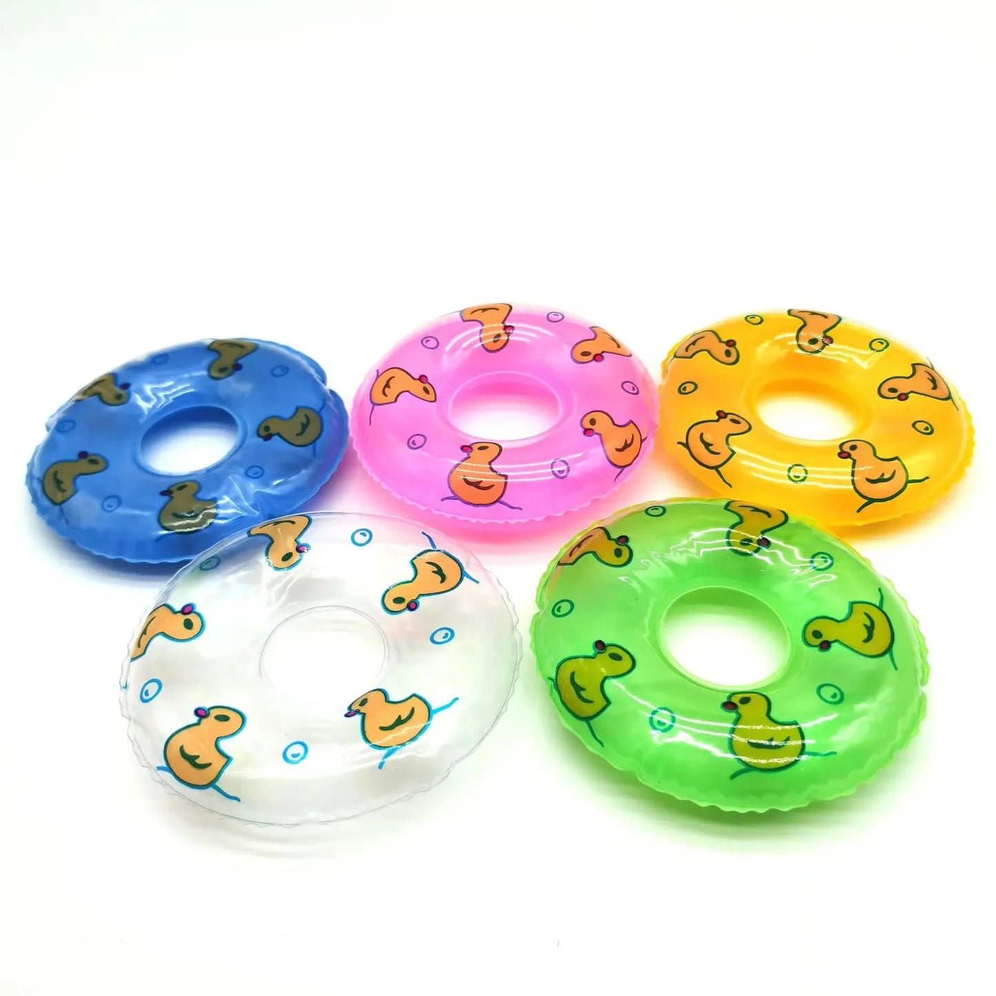 Car Decor Bath Duck Mini Rubber Ducks Accessories Outfit Rubber Ducky Duck Bath Toy Bathtub Toys for Kids Birthday Party Favor