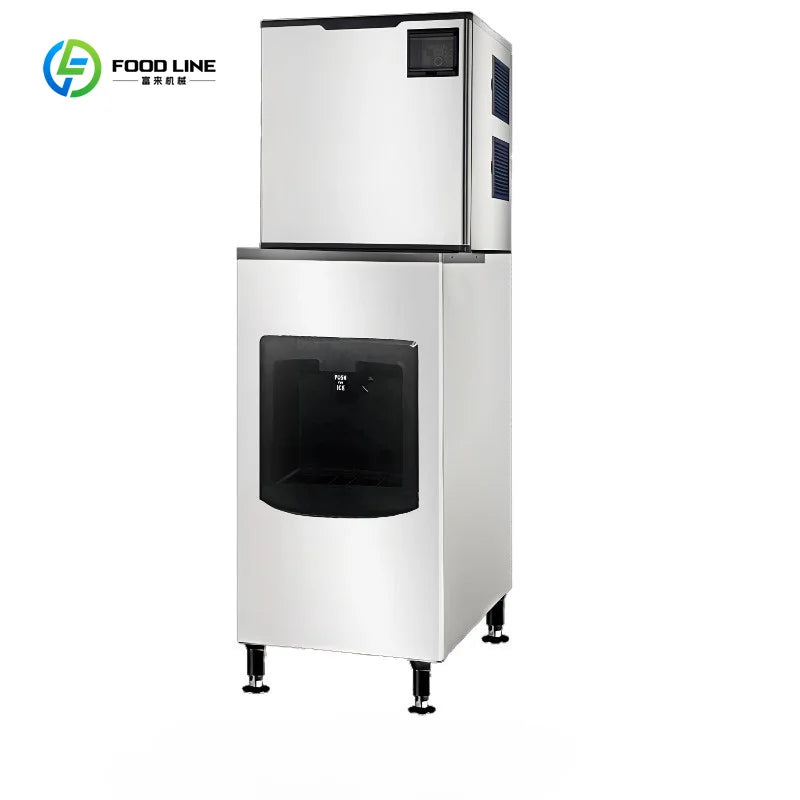 Customized Maquina Para Hacer Hielo Automatic Commercia Desktop Ice Maker Machine Ice Dispenser With Big Bin