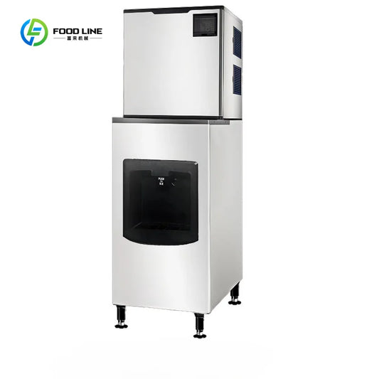 Customized Maquina Para Hacer Hielo Automatic Commercia Desktop Ice Maker Machine Ice Dispenser With Big Bin