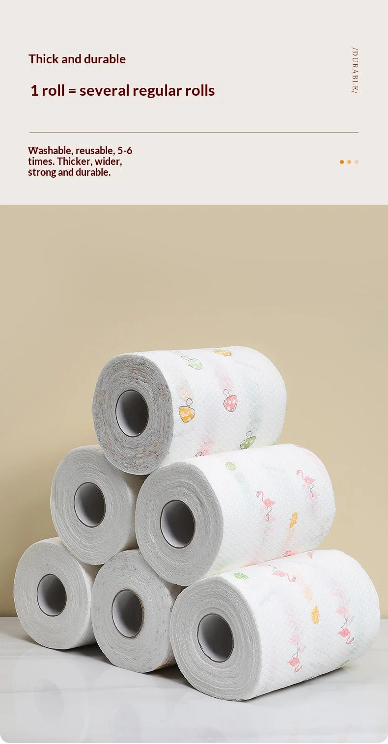 Thick, Washable, Printed, All-Purpose Kitchen Cloth – Suitable for Both Wet and Dry Cleaning, Lint-Free and Ideal for Washing Up