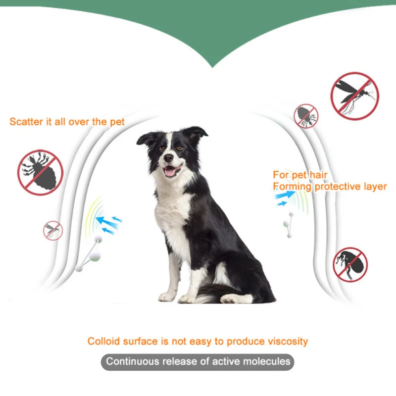 2/1PCS Pet Flea And Tick Collar For Dog Cat Up Prevention Collar Anti-mosquito Insect Repellent Puppy Supplies Dogs Accessories