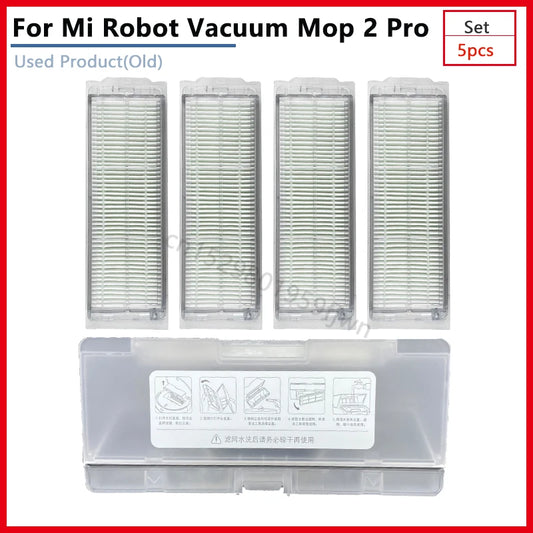 Original Dust Box Products For Xiaomi Mijia Mop 2 Lite Mop 2 Pro MJST1S MJST1SHW Vacuum Cleaner Hepa Filter Home Accessories