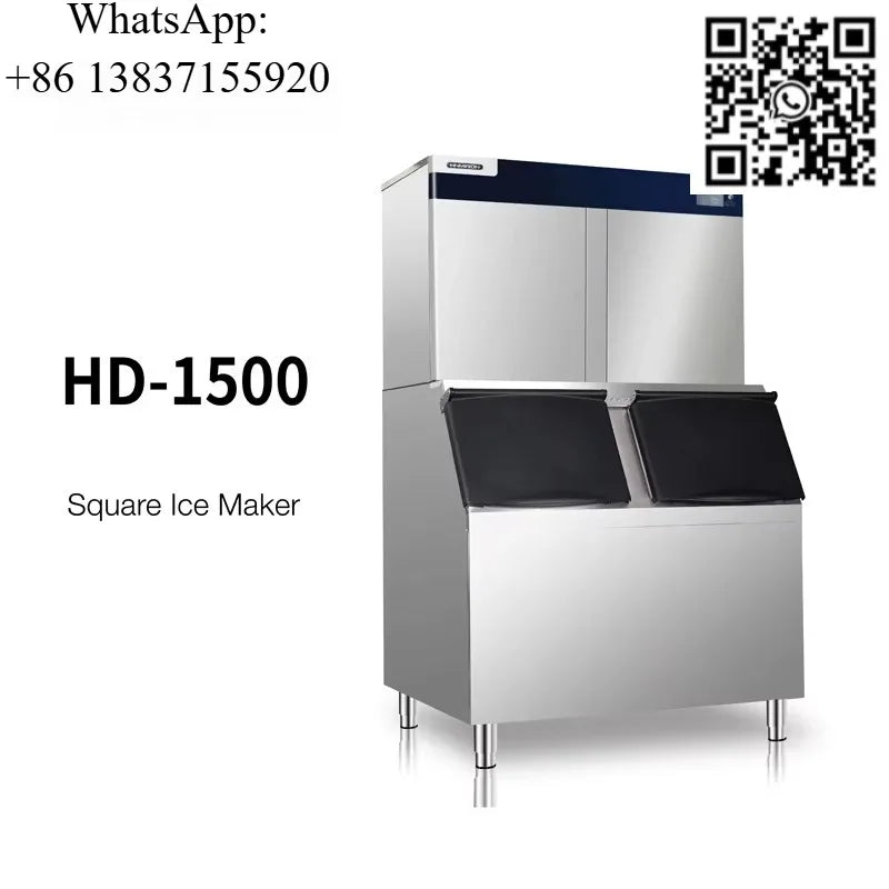 Custom Ice Cube Machine Automatic Ice Maker Machine Industrial Ice Making Machine High Efficiency