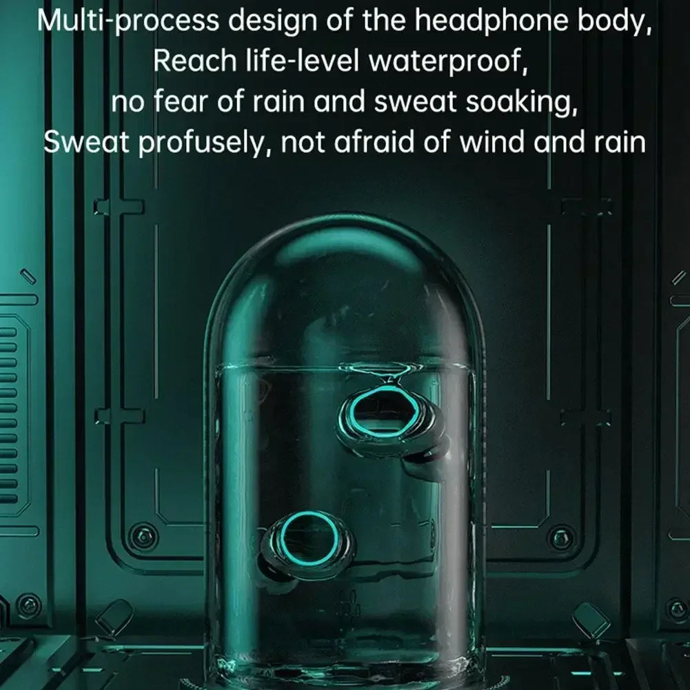 New Original M25 Bluetooth 5.3 TWS Wireless Headphones with LED Display Stereo Headset Touch Control Earbuds Noise Reduction