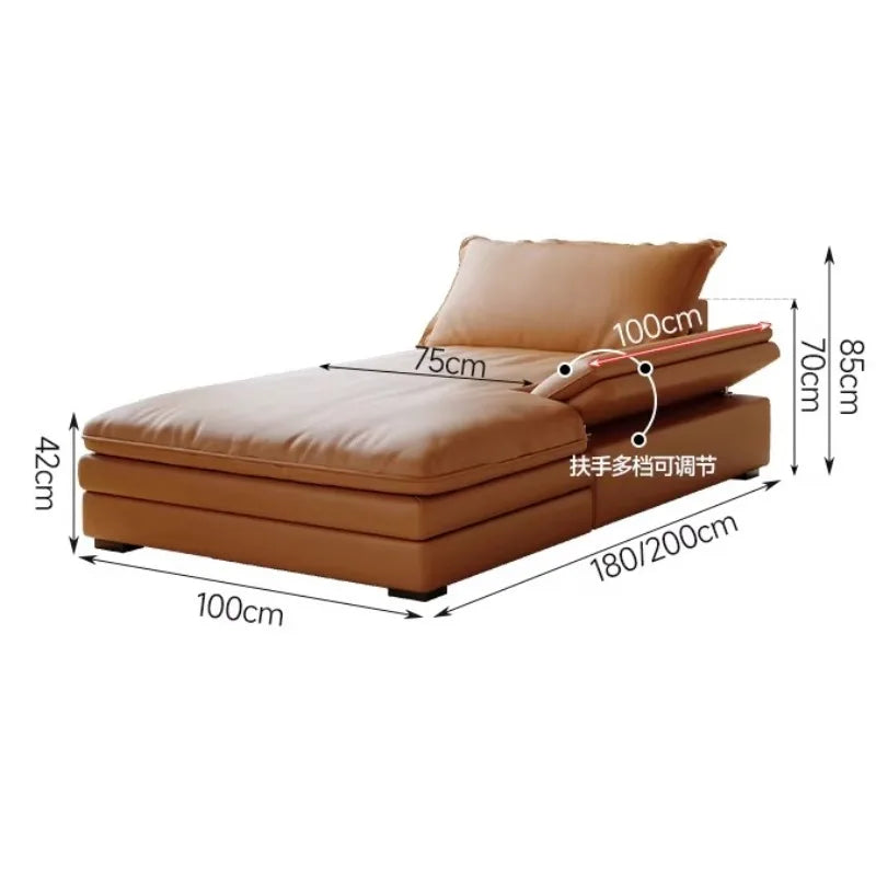 Floor Apartment Living Room Sofa Italian Comfortable Multifunctional Minimalist Sofa Cinema Relax Meuble Maison Home Furniture