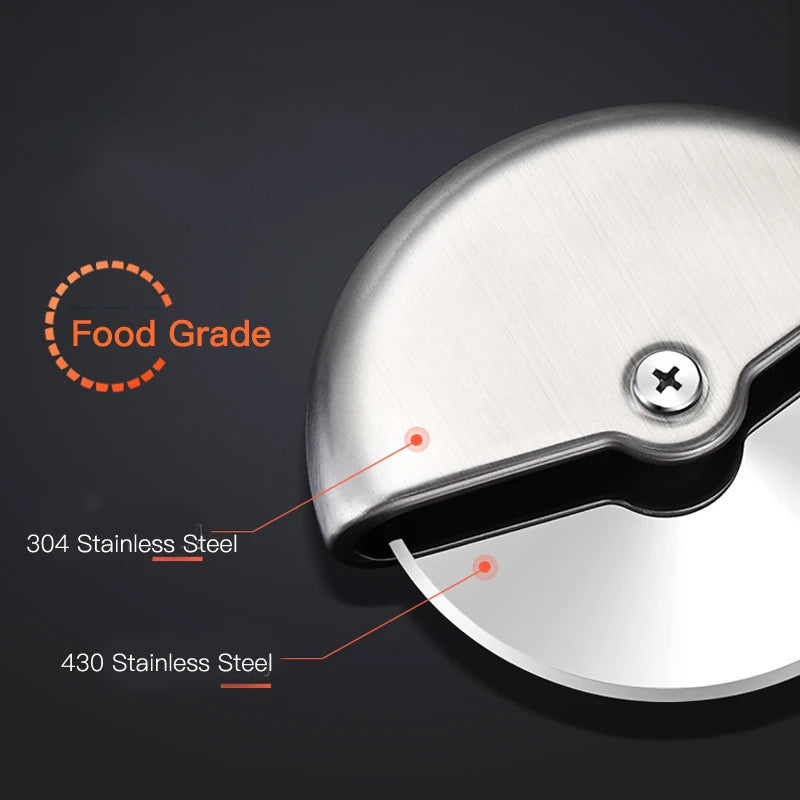 Pizza Cutting Wheel Pizzas Cutter Round Wheel Cutting Blade for Pizza Roulette Rolling Dough Pizza Slicer Cutter Tools