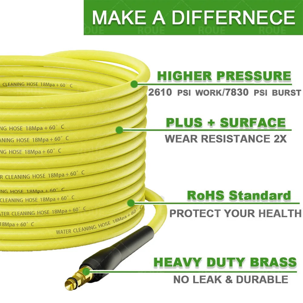 High Pressure Washer Hose Pipe Cord Car Washer Water Cleaning Extension Hose Car Water Hose for Karcher K2 K3 K4 K5 K6 K7