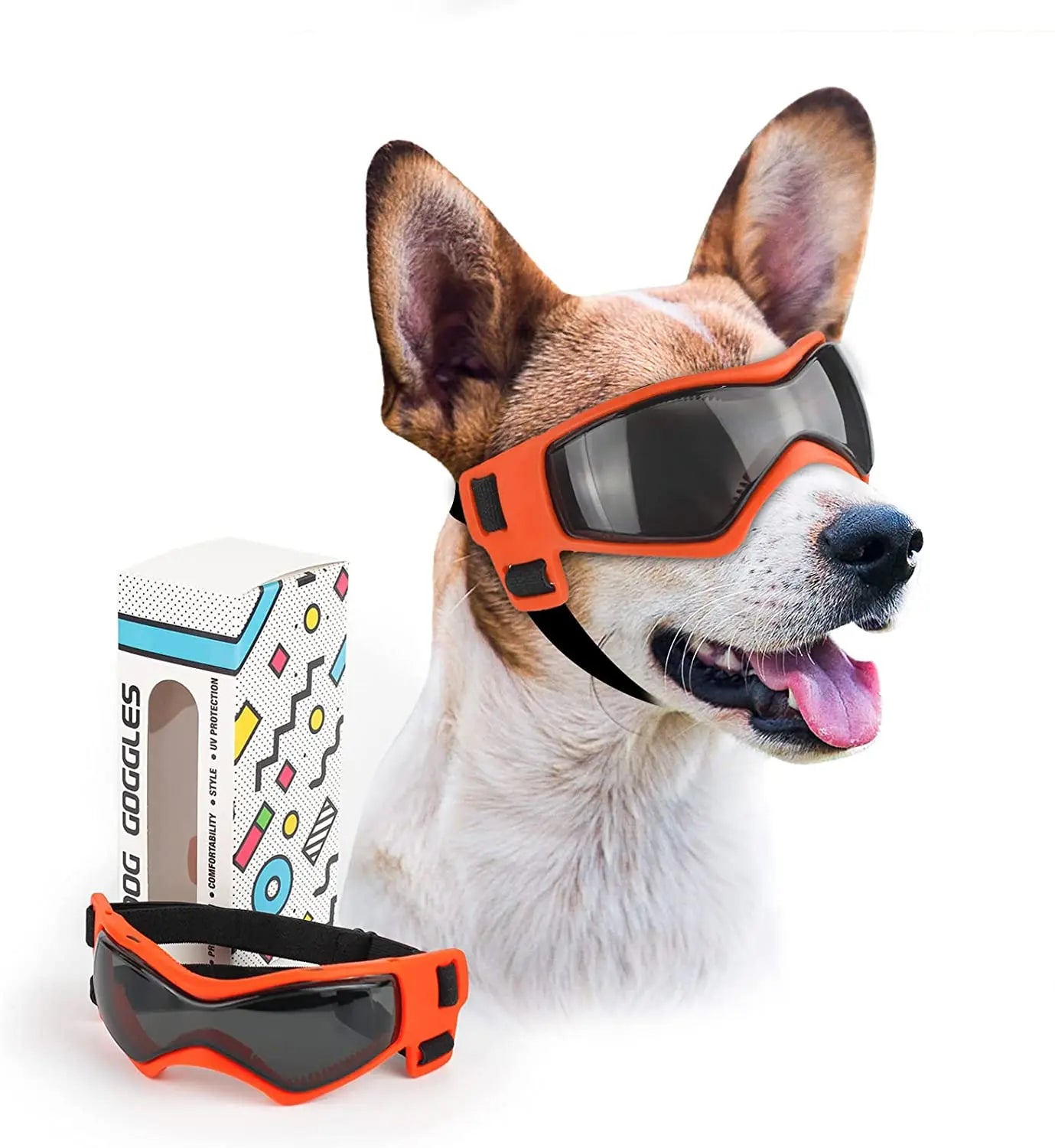 Protective Goggles for Dogs Cat Sunglasses Outdoor UV Protection Sunglasses for Small Medium Dog Puppy Glasses Pet Accessories