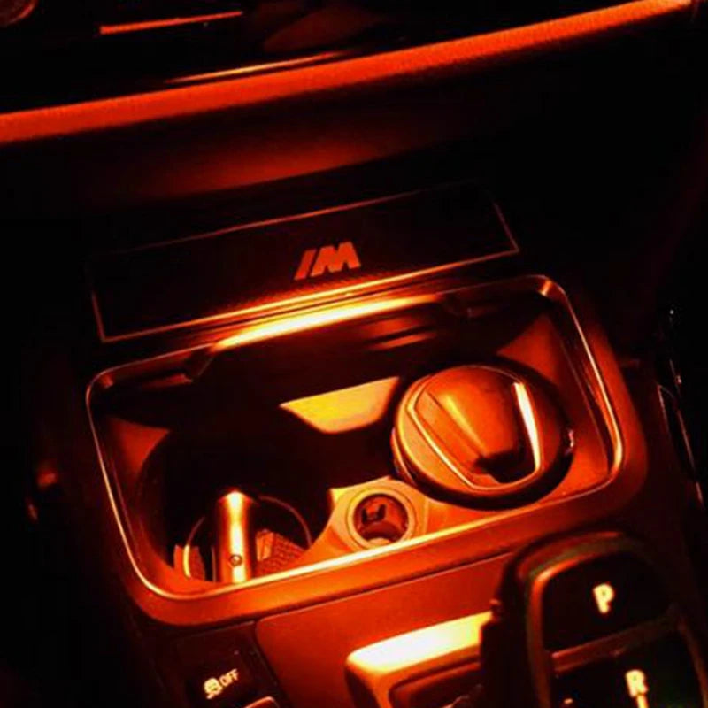 Ambient light for F30 F32 BMW 3 series lighting interior ashtray atmosphere decorative lamp styling central control armrest box