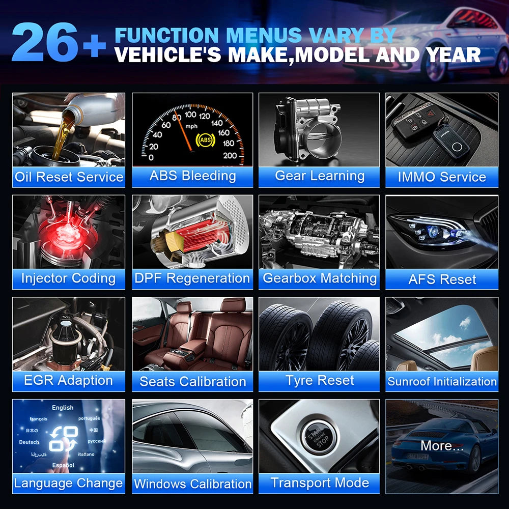 KINGBOLEN K6 PRO Car OBD2 Scanner