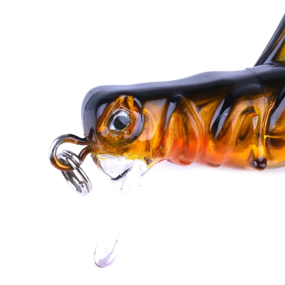 3.5CM-3G Mini Crankbait Simulated Fishing Lure Grasshopper Locust Fake Bait 3g Mini Cricket Insect Luya Fish Bionic Bait