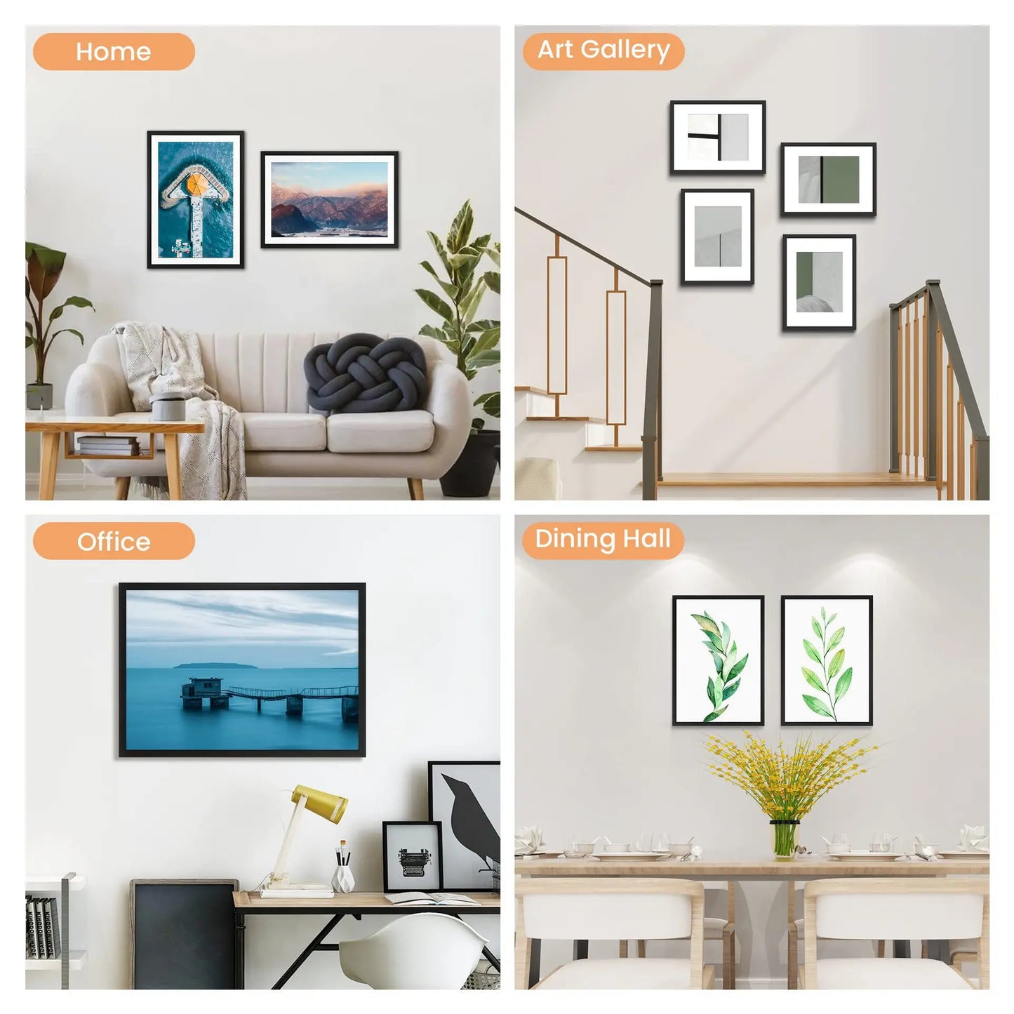 2pcs 11x14 photo frames Picture Frame Display Pictures 8.5 by 11 picture frame 11 x 14 picture frame