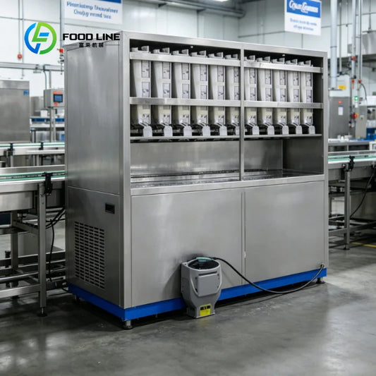 Customized Automatic PLC Controlled Ice Cube Machine 5 Ton/Day Industrial Ice Making Machine for Ice Factory & Beverage Industry