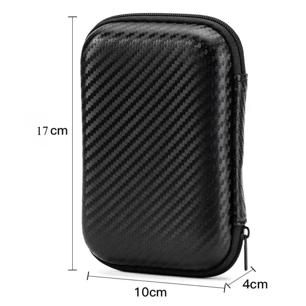 Portable EVA Phone Charger Shaver Zipper Bag Protection Case Hard Disk Data Cable Headphone Storage Pocket Pouch