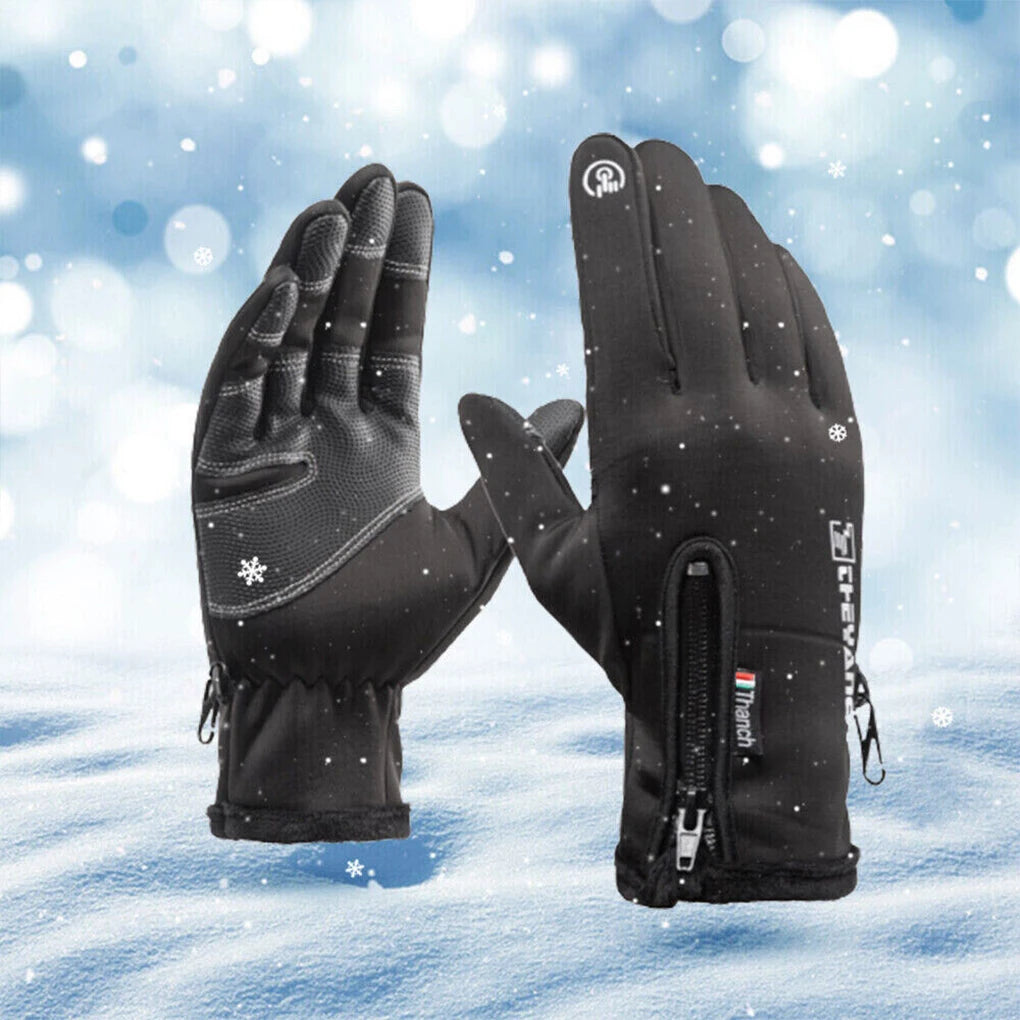 M-XXL USB Touch Screen Gloves Heated Motorcycle Gloves Cycling Running Ski Winter Gloves Hiking Walking Anti-Slip Glove