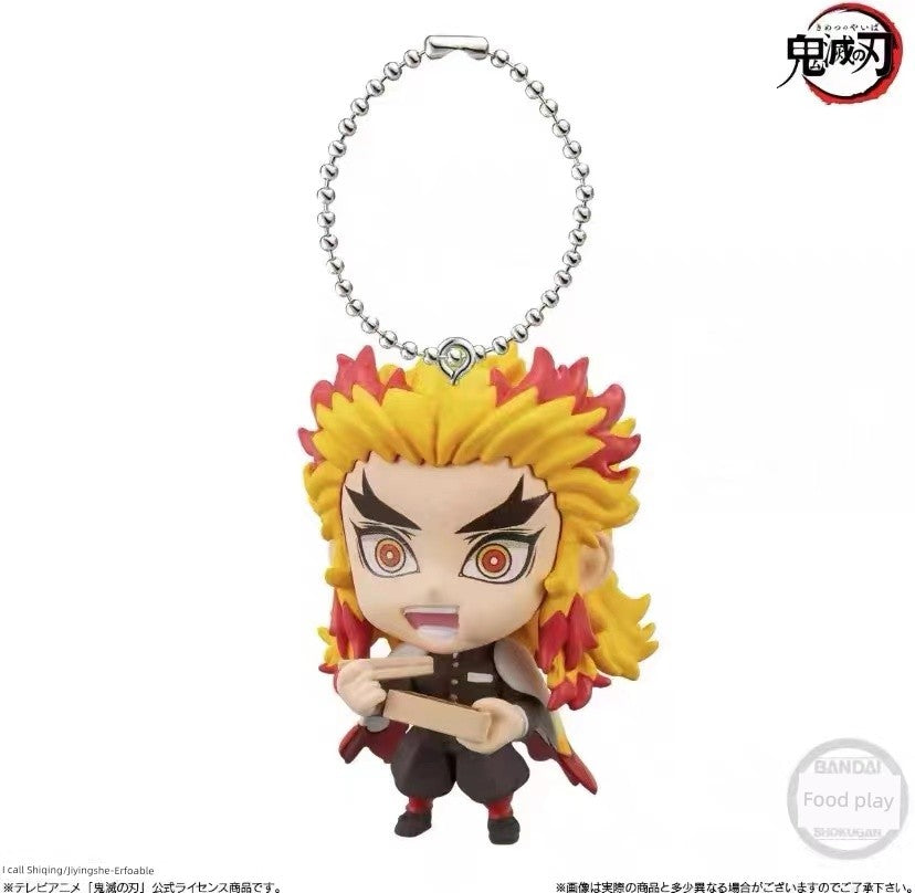 Authentic Bandai Capsule Toy Kimetsu No Yaiba Hanging Pendant Tanjirou My Wife Shan Yi Yi Zhi Zhu Brand New