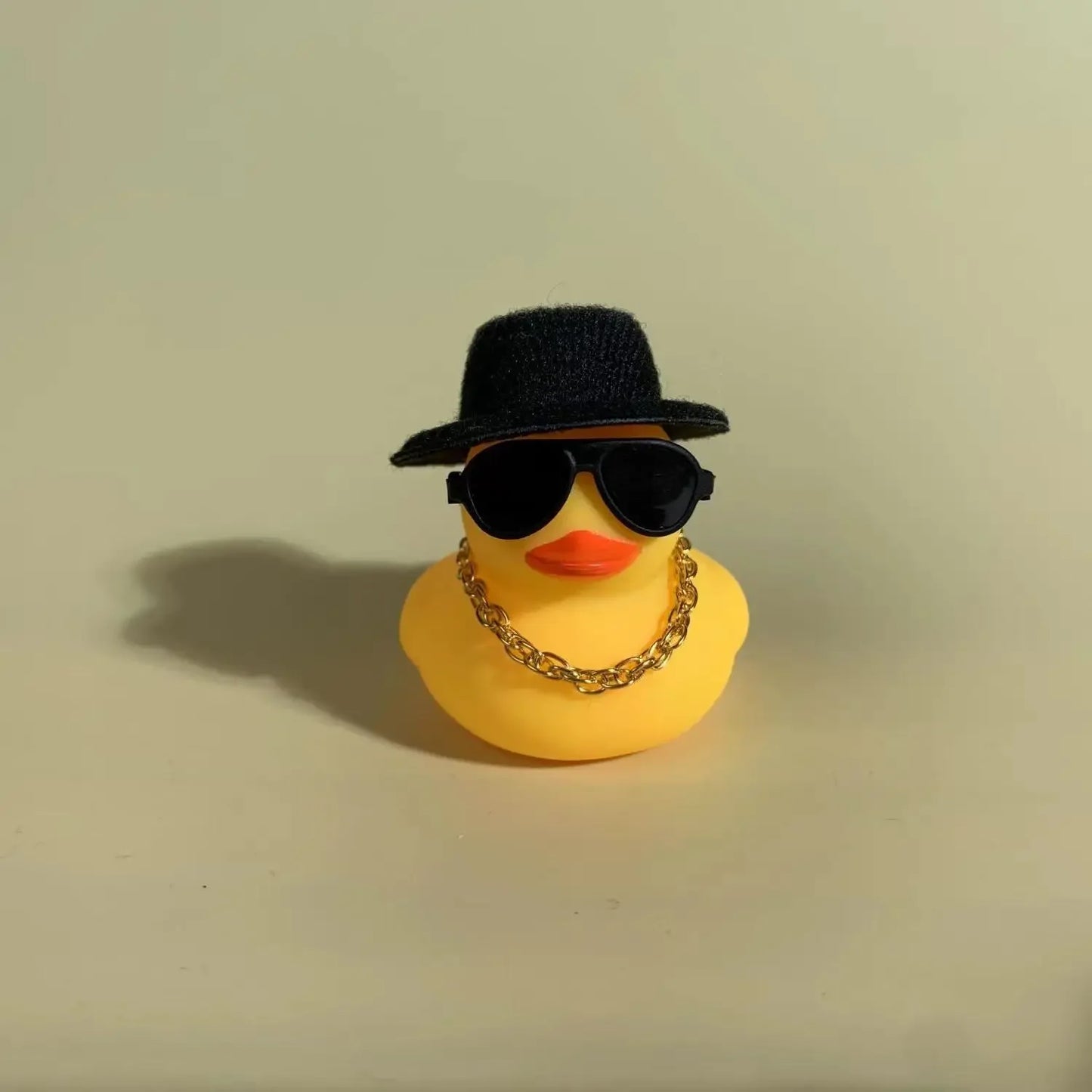 Mini Yellow Car Duck Rubber for Car Accessories Dashboard Toy Small Duck Car Decoration Interior Cute Ornaments