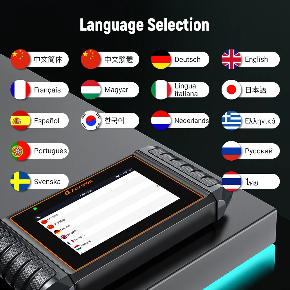 2025 Foxwell NT726 OBD2 Scanner BI-Directional All Systems Oil EPB Battery Registration 12 Reset OBD 2 Car Diagnostic Scan Tool