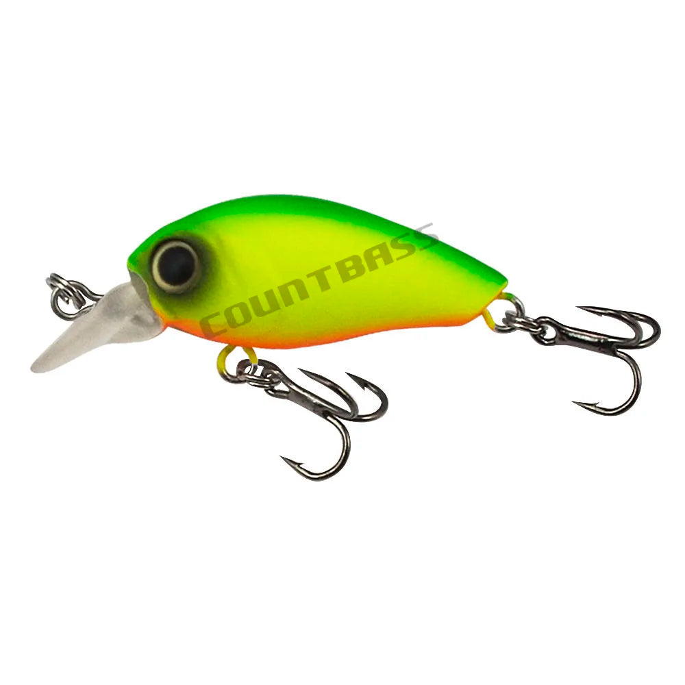 Plastic Hard Lures 36mm 1-3/8" 4.3g 1/8 oz. Sinking Crankbaits, Fishing Baits, Crankbait,  Wobblers, Plug, Freshwater Fish Lure