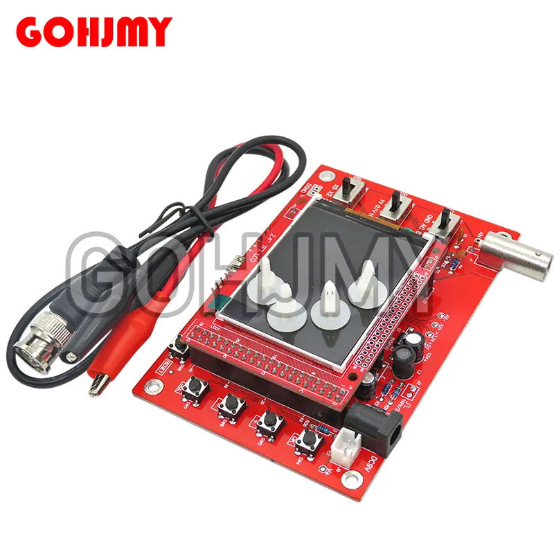 1PCS DSO138 2.4" TFT Digital Oscilloscope Kit DIY 200KHz Tester 1Msps Bandwidth Probe Electronic Production Suite
