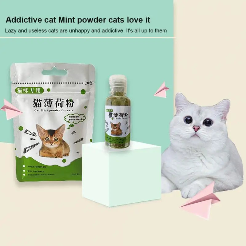 Cat Toys Catnip Organic Natural Cat Mint Grass Menthol Funny For Kitten Pet Cat Healthy Safe Edible Treating Products