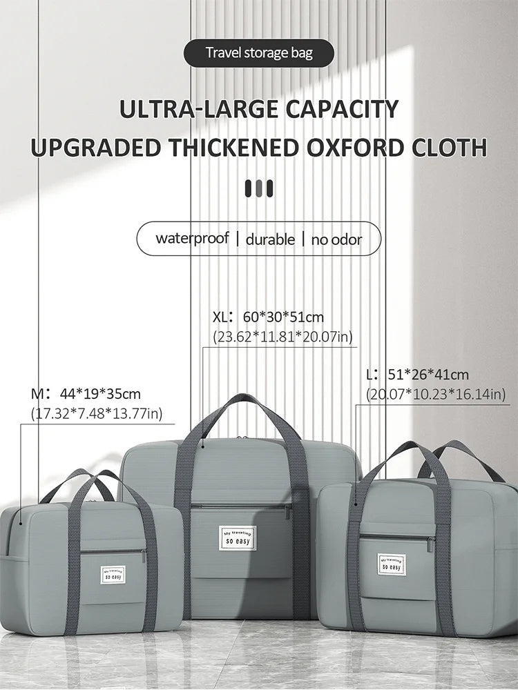 1PC Large capacity thickened travel bag luggage bag, suitable for travel luggage handling and moving packaging