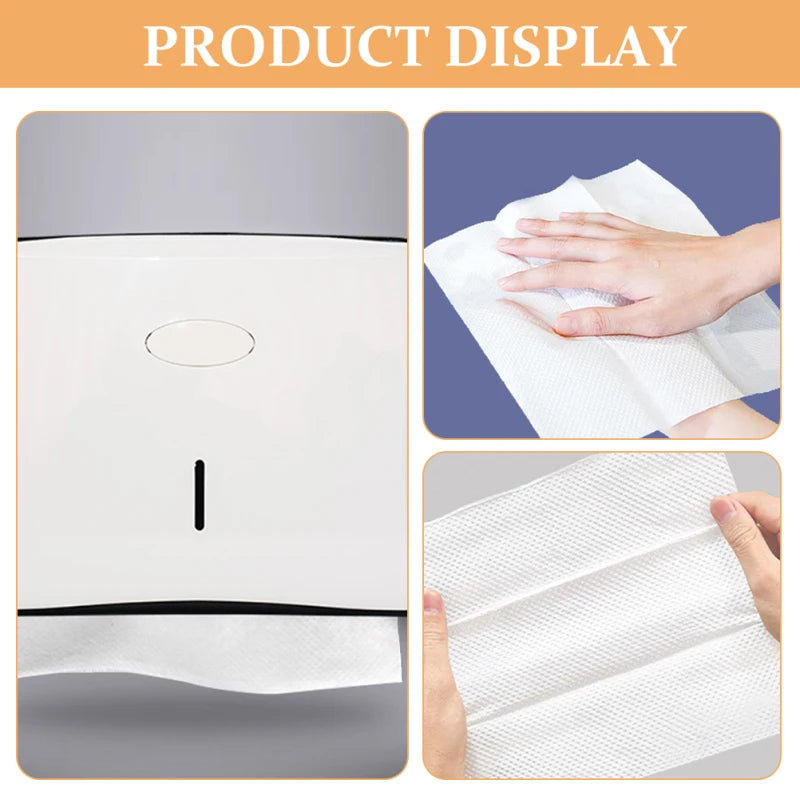 5Pcs Thick Paper Towels Hand Napkins For Hotel Bathroom Kitchen Water Absorbent Multi Function Refill Dispenser Sanitary Tissue