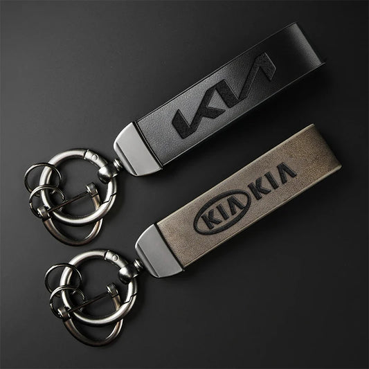Car Logo Keychain Decoration Pendant Key Ring For Kia Sportage Carnival Seltos Sorento Rio Borrego Ceed Forte K3 K4 K5 K7 K9 EV3