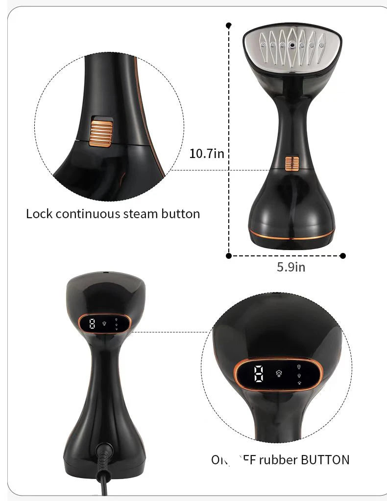 Household Vaporizador Prendas Steamer Portable Vertical 320 Ml, Lothes Portable Quick Heat Ironing Vaporizador for Home Travel