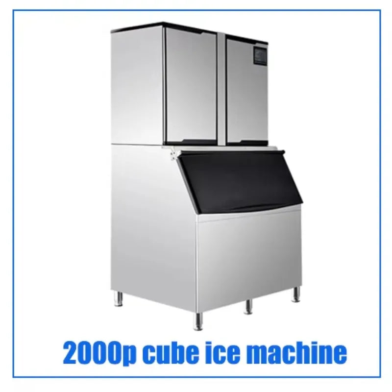 Customized Commercial Ice Machine 1000kg /24h Cube Ice Machine Sold Ice Machines for Use in Bars Hotel Milk Tea Shops
