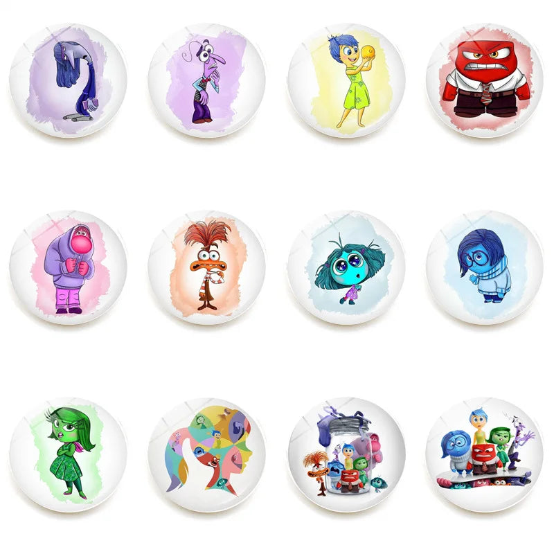 Inside Out 2 Refrigerator Magnets Disney Anime Sadness Anger Fridge Magnet Home Decoration Accessory Kids Toys Gift Hot Sales