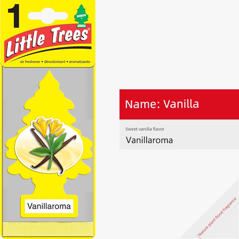 American Small Tree Jasmine Scented Green Tea Car Aromatherapy High-End Car Essential Oil Perfume Pendant Interior Decoration Supplies Car Interior Lasting Suit